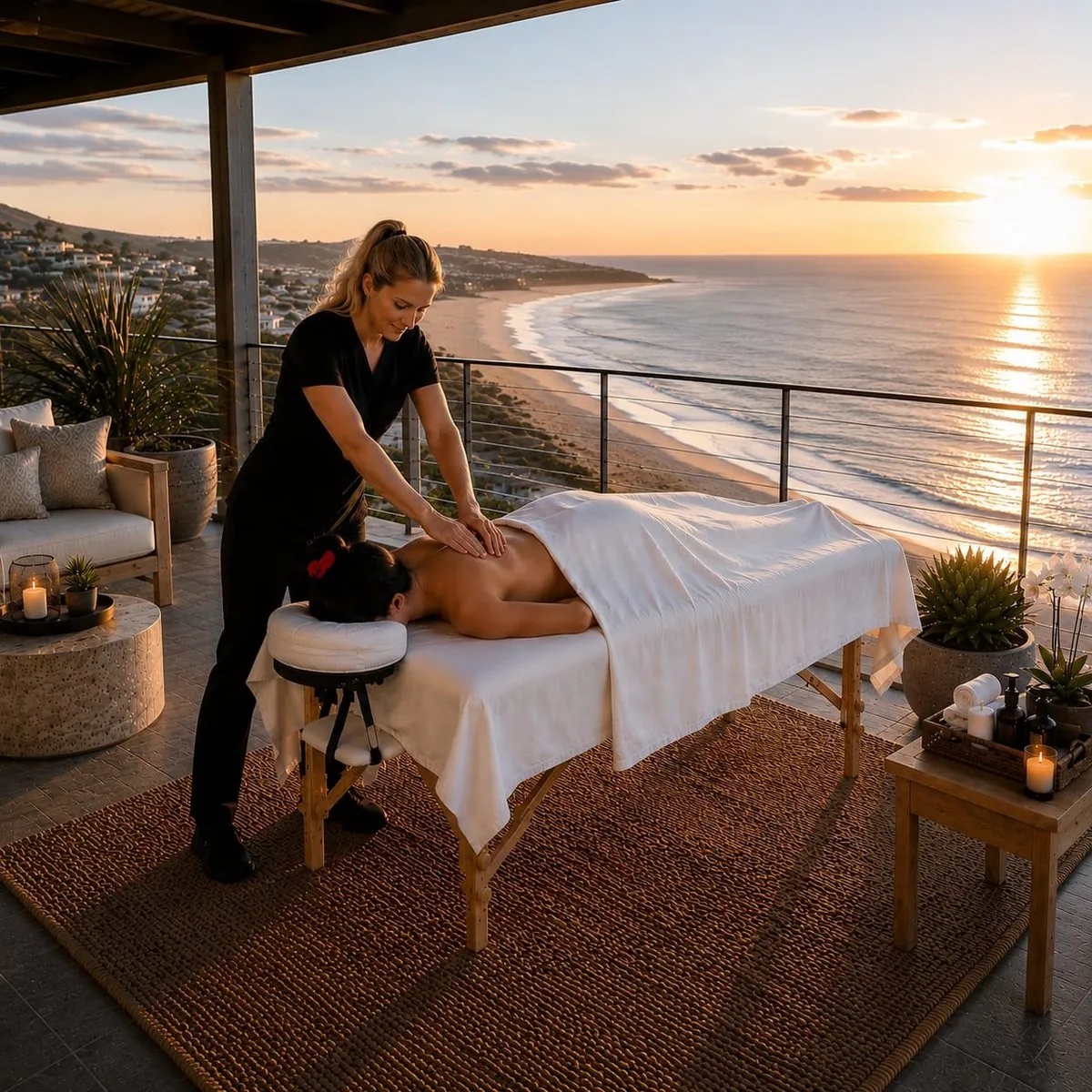 Mobile massage in Orange County, Southern California