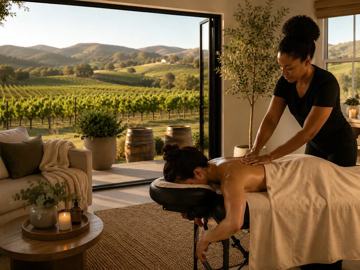 Mobile massage in Temecula Wine Country, Southern California