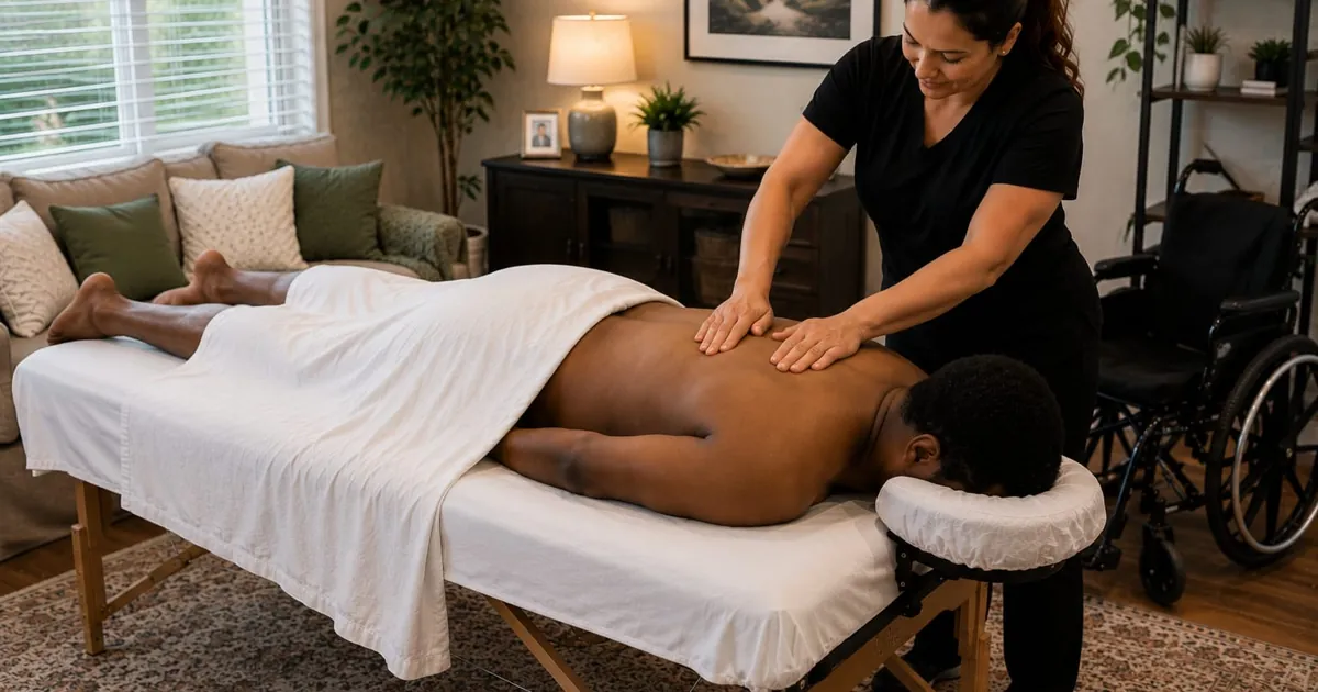 Mobile massage in Irvine, Southern California